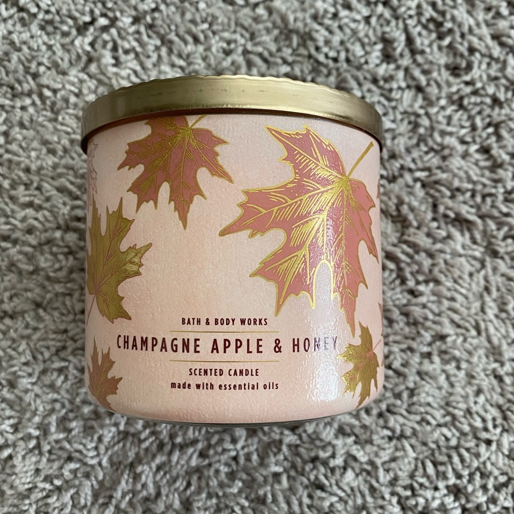 Champagne Apple & Honey candle